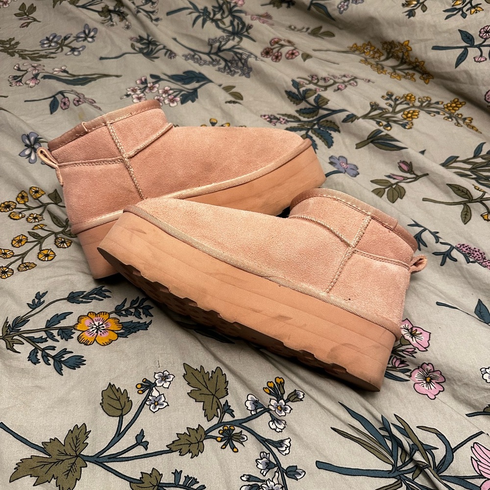UGG Pink Winter Boots